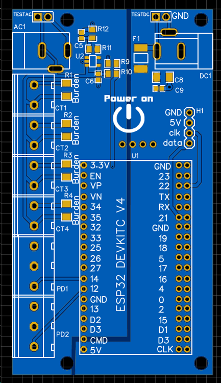 ESP32 With Homebrew PCB - Hardware - OpenEnergyMonitor Community