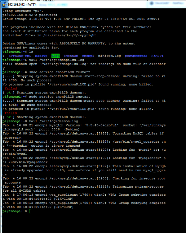 Emonpi Problem After Update Hardware Openenergymonitor Community