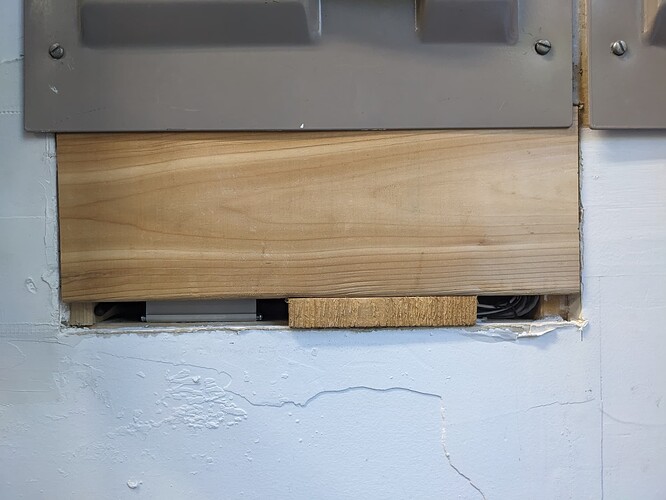 NA wiring emonVs to panel 10 inset cover