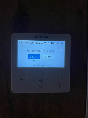 cooling water temp