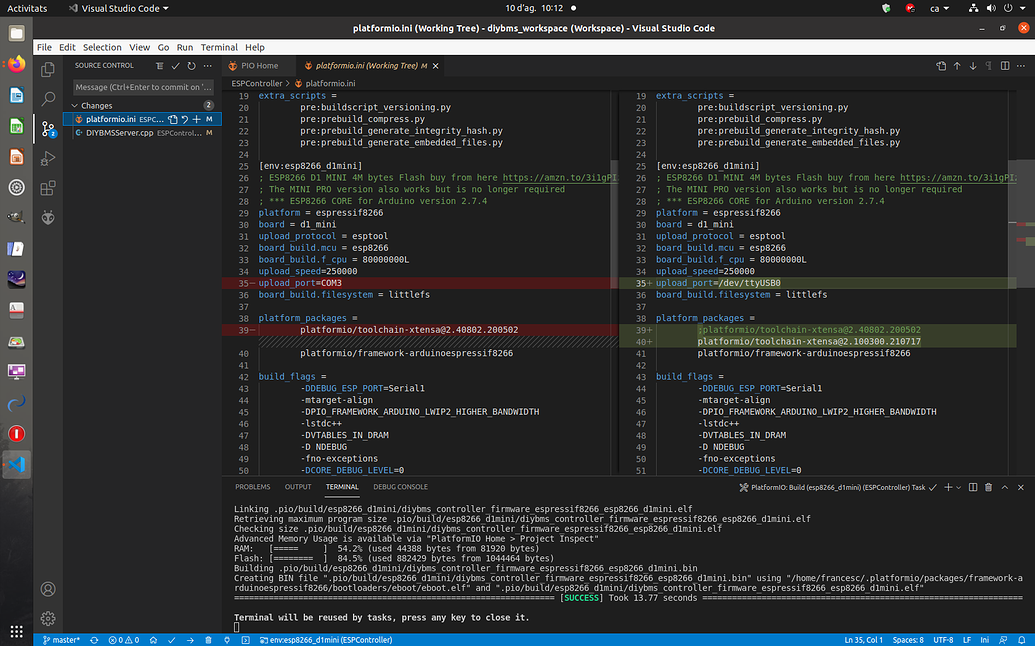 Visual Studio Code - Compiling error? - diyBMS - OpenEnergyMonitor ...